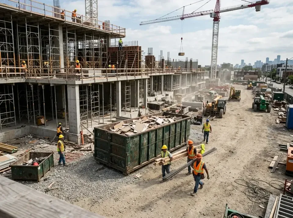 commercial-construction-site-w-002 — frequently asked questions, Low Cost Construction Dumpster Rental in Air Force Academy,…